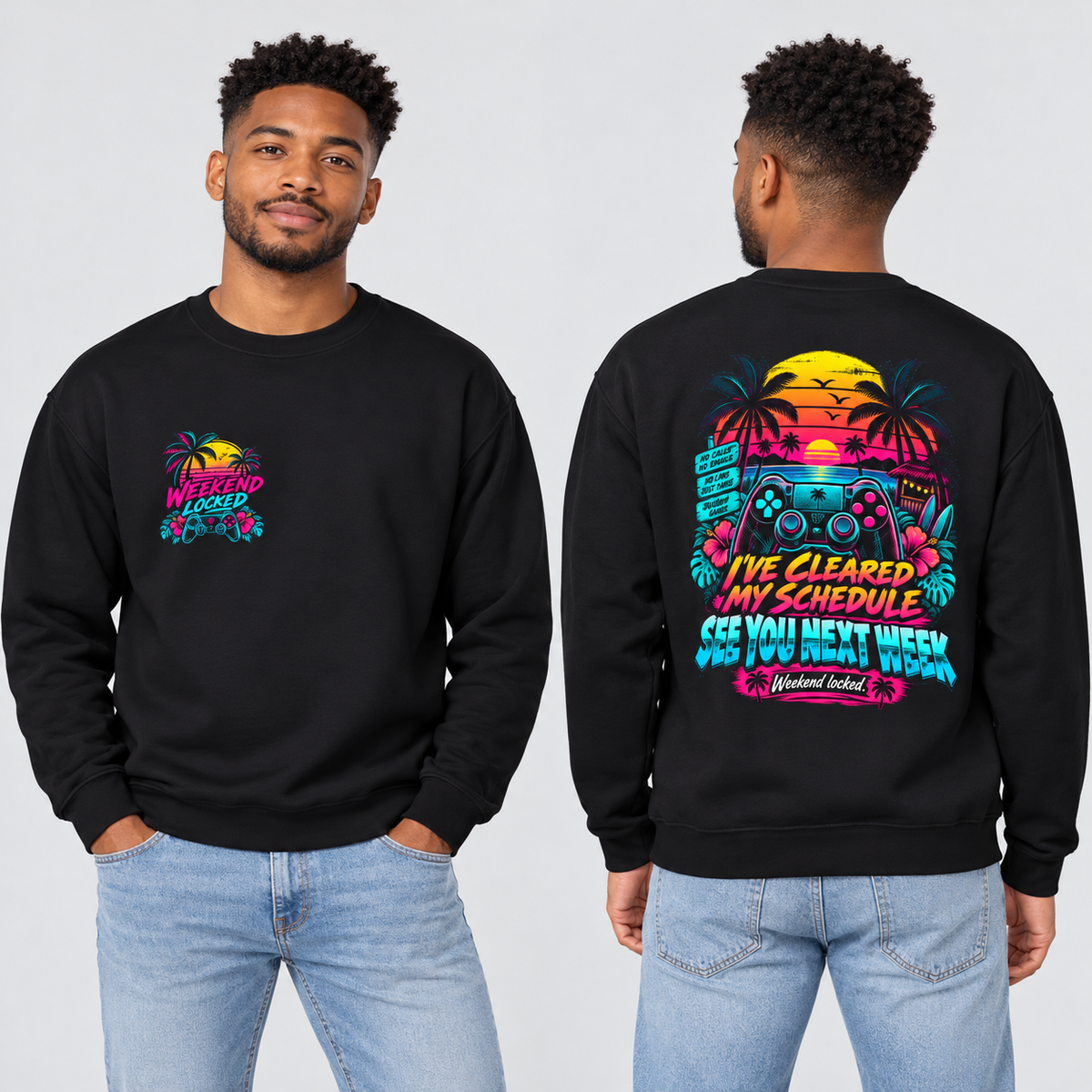 Retro Gamer Sweatshirt | Unisex Heavy Blend™ Crewneck