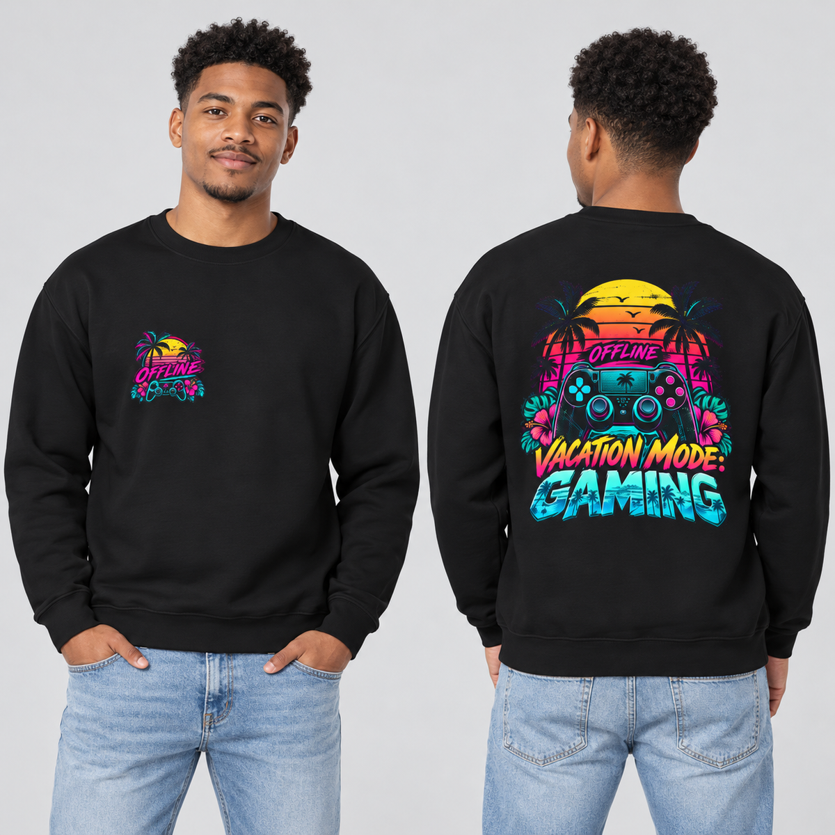 Retro Gamer Sweatshirt | Unisex Heavy Blend™ Crewneck