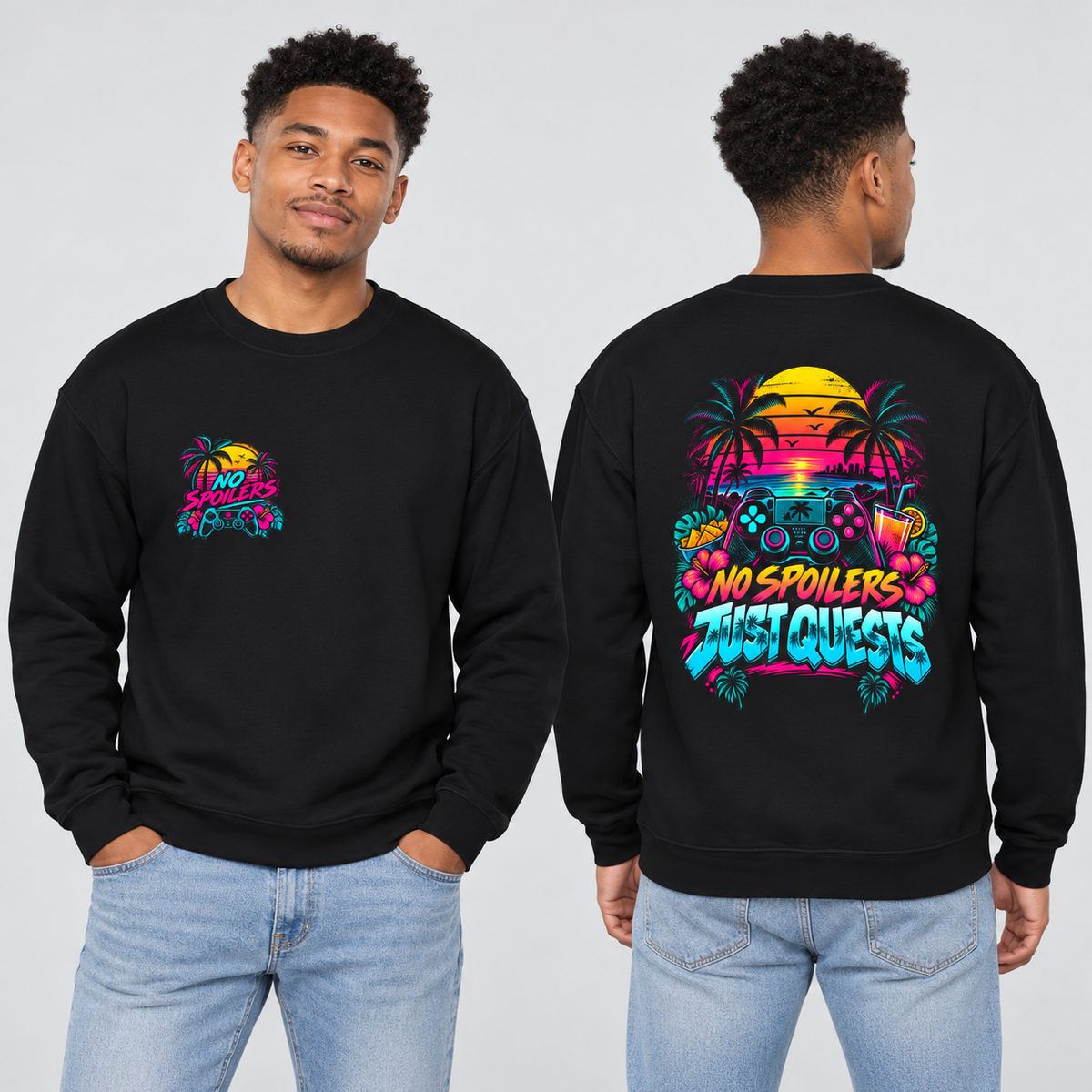 Retro Gamer Sweatshirt | Unisex Heavy Blend™ Crewneck