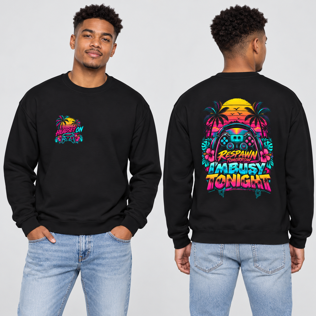 Retro Gamer Sweatshirt | Unisex Heavy Blend™ Crewneck