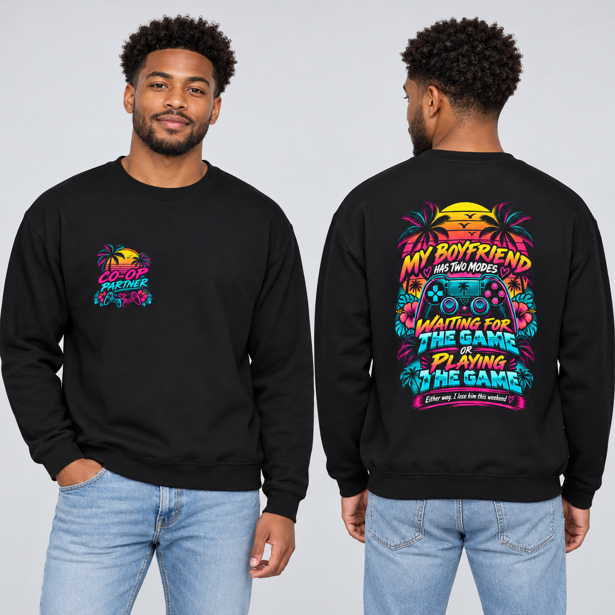 Retro Gamer Sweatshirt | Unisex Heavy Blend™ Crewneck