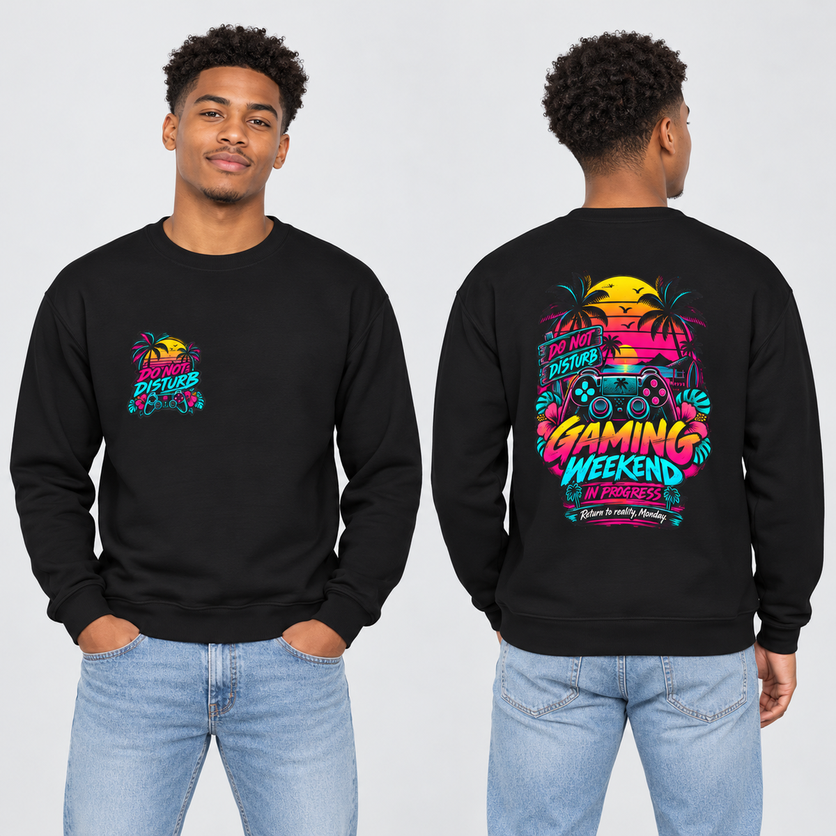 Retro Gamer Sweatshirt | Unisex Heavy Blend™ Crewneck